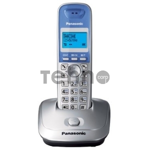 Телефон Panasonic KX-TG2511RUS (серебристый) {АОН, Caller ID,спикерфон на трубке,переход в Эко режим одним нажатием}