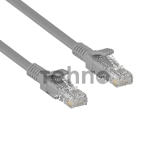 Патч-корд Exegate UTP-RJ45-RJ45-C6-1M-GY, UTP, cat.6, 1м, серый