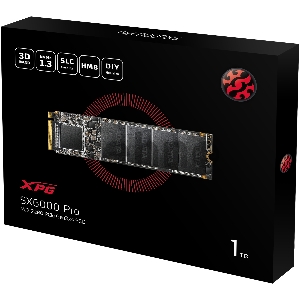 Твердотельный диск 1TB ADATA XPG SX6000 Pro, M.2 2280, PCI-E 3x4, [R/W - 2100/1400 MB/s] 3D-NAND TLC, Realtek