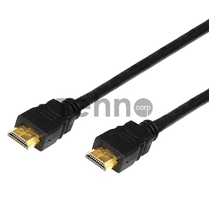 Кабель Proconnect (17-6206-6) Шнур  HDMI - HDMI  gold  5М  с фильтрами  (PE bag)