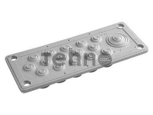Ввод кабельный пластик V0 UL94. (16 отв.) IP54 ДКС R5HTC16
