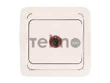 Розетка TV 1-м СП Mimoza 16А IP20 бел./бел. Makel 12007