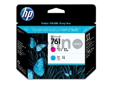 Картридж струйный HP 761 CH646A пурпурный/голубой печатающая головка для HP DJ T7100