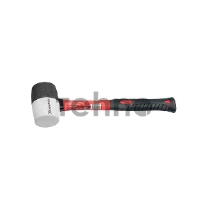 Киянка MATRIX 11171  резиновая 450г чернобелая резина фибергласовая рукоятка