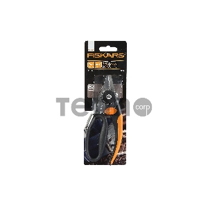 Ножницы универсальные Fiskars P45 черный/оранжевый (111450)