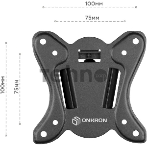 Кронштейн ONKRON NN31 для телевизора 10-32 фиксированный, чёрный