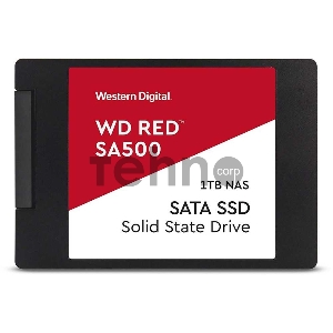 Накопитель твердотельный WD Твердотельный накопитель SSD WD Red™ SA500 NAS 3D NAND WDS100T1R0A 1ТБ 2,5 SATA-III (TLC)