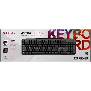 Клавиатура USB DEFENDER ASTRA HB-588 RU 45588