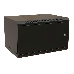Шкаф коммутационный WRline (WR-TW-0645-SR-RAL9004) настенный 6U 600x450мм пер.дв.металл 2 бок.пан. 60кг черный 370мм 367мм IP20 сталь, фото 2