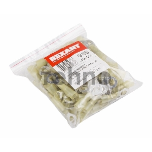 Наконечник кольцевой изолированный термоусаживаемый ø 8.4 мм 4-6 мм² (НКи-т 6.0-8/НКи-т5,5-8) желтый REXANT