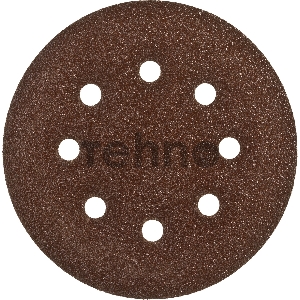 Круг шлифовальный из абразивной бумаги, ЗУБР Стандарт 35350-150-060, на велкро основе, 6 отв., Р60, 150мм, 5шт