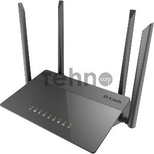 Маршрутизатор беспроводной D-Link DIR-841/RU/A1B, Wireless AC1200 Dual-Band Router with 1 10/100/1000Base-T WAN port and 4  10/100Base-TX LAN ports.802.11b/g/n compatible, 802.11AC up to 866Mbps,1 10/100/1000Base-T WAN port, 4