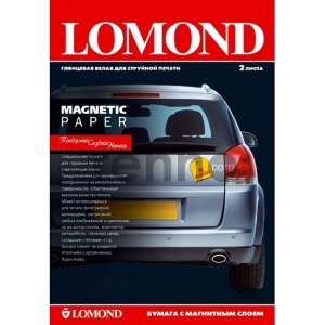 Бумага Lomond глянцевая, для изготовления магнитных стикеров, А3, 660г/м2, 530мкм, 2 листа. Бумага Lomond глянцевая, для изготовления магнитных стикеров, А3, 660г/м2, 530мкм, 2 листа.