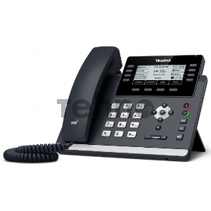 Ip-телфон YEALINK SIP-T43U, 12 аккаунтов, BLF,  PoE, GigE, без БП, шт