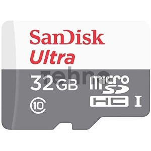 Флеш карта microSD 32GB SanDisk microSDHC Class 10 Ultra UHS-I 100MB/s