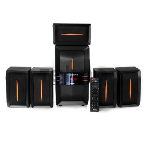 Колонки Dialog Progressive AP-540 BLACK {акустические колонки 5.1, 40W+5*12W RMS,  USB+SD reader}