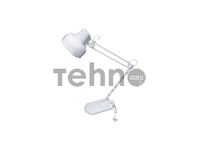 Светильник настольный Трансвит BETABASE/WH на подставке E27 лампа накаливания белый 60Вт