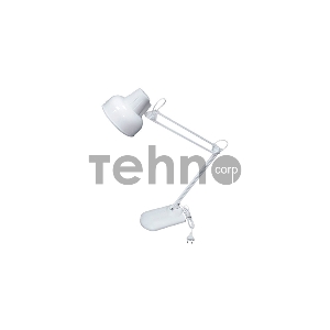Светильник настольный Трансвит BETABASE/WH на подставке E27 лампа накаливания белый 60Вт