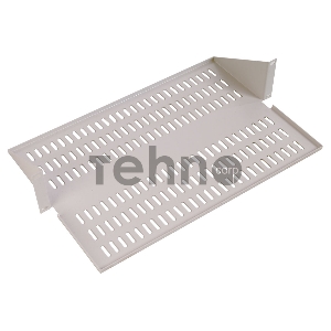 Полка для стойки перфорированная консольная 2U с центральным креплением, глубина 300 мм [ МС-30.2 ]