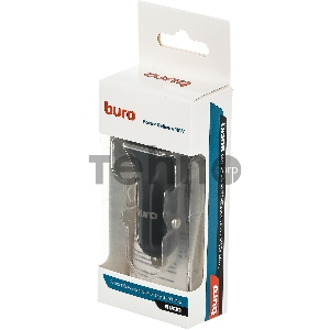 Автомобильное зар./устр. Buro BUCK1 3A PD черный (BUCK18P010BK)