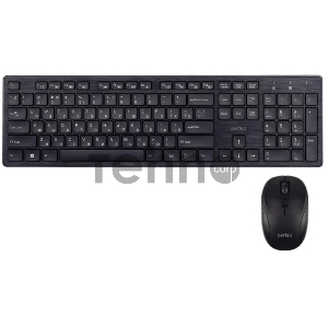 Клавиатура+мышь Perfeo беспров. набор TWIN: клав-ра. + оптич. мышь, USB [PF_A4500]