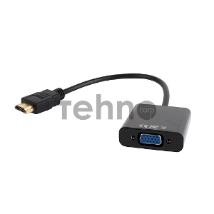 Переходник Gembird-Cablexpert Переходник HDMI-VGA, 19M/15F (A-HDMI-VGA-03)