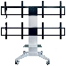 Подставка для телевизора Arm Media PT-STAND-16 (комплект из трёх коробок) серебристый 26"-55" макс.120кг напольный наклон, фото 1