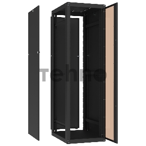 Шкаф коммутационный C3 Solutions Basic.2 33-610.GF13.SD2.BF24 B (NT565734) напольный 33U 600x1000мм пер.дв.стекл задн.дв.спл.стал.лист 2 бок.пан. направл.под закл.гайки 600кг черный 857мм 82кг IP20 сталь