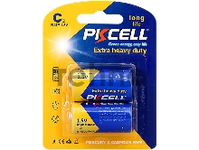 Солевой элемент питания PKCELL R14P-2B тип - C(LR14) 2 шт в блистере