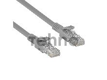 Патч-корд Exegate UTP-RJ45-RJ45-C6-CU-3M-GY, UTP, cat.6, 3м, медь, серый