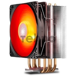 Кулер DEEPCOOL GAMMAXX 400 V2 RED LGA1366/115X/AM4/AM3/+/AM2/+/FM2/+/FM1 (20шт/кор, TDP 180Вт, PWM, Red Led Fan 120mm, 4 тепл. трубки прямого контакта ) RET Кулер DEEPCOOL GAMMAXX 400 V2 RED LGA1366/115X/AM4/AM3/+/AM2/+/FM2/+/FM1 (20шт/кор, TDP 180Вт, PWM, Red Led Fan 120mm, 4 тепл. трубки прямого контакта ) RET