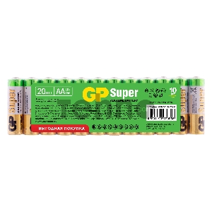 Батарея GP Super Alkaline 15А LR6 AA (20шт)