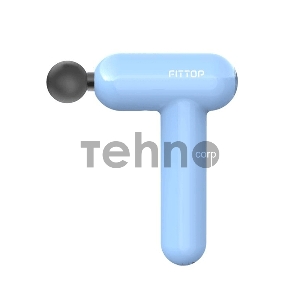 Перкуссионный массажер FitTop SuperHit Mini, голубой