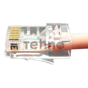 Разъем легкой оконцовки RJ-45 (8P8C) Hyperline PLEZ-8P8C-U-C6-100 под витую пару, категория 6 (50 µ