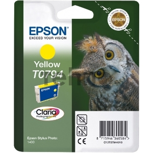 Картридж EPSON T0794 желтый повышенной емкости для P50/PX660/PX820/PX830