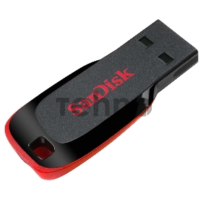 Флеш Диск Sandisk 32Gb Cruzer Blade SDCZ50-032G-B35 USB2.0 черный/красный