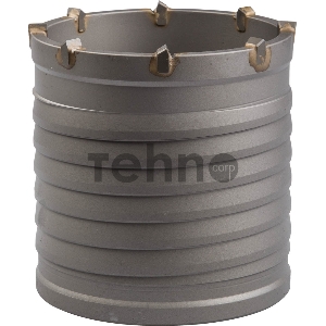 Коронка ЗУБР буровая, конусная посадка, без оснастки, d=100мм, L=100мм