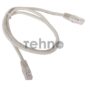 Коммутационный шнур Патчкорд литой Aopen/Qust ANP511_3M UTP кат.5е 3м серый