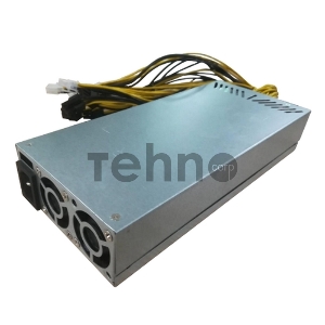 Блок питания R-Senda SD-2400W-BTC-1 16AWG for ASIC overclock mode S9 18TH, 2400W Mining PSU all cabels 16AWG, высота 8 см, Connector:,6pin *12pcs +15 cm, Inputefficiency: 92% OEM {10}