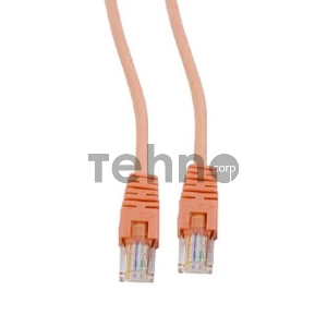Патч-корд UTP Cablexpert кат.5e, 1м, литой, многожильный (оранжевый)