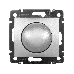 Светорегулятор поворотный 40-400W для ламп накаливания (вкл поворотом) | 770261 | Legrand Valena Алюминий, фото 2