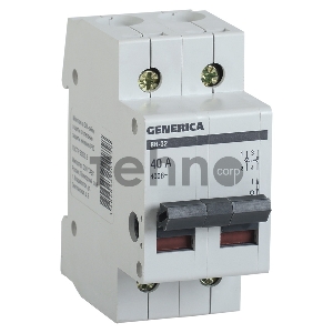 Выключатель нагрузки Iek MNV15-2-040 (мини-рубильник) ВН-32 2Р 40А GENERICA