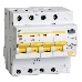Выключатель автоматический дифференциального тока 4п C 32А 30мА тип AC 4.5кА АД-14 ИЭК MAD10-4-032-C-030, фото 1