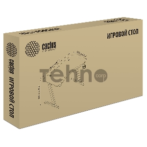 Стол игровой Cactus CS-GTZ-RDBK-CARBON столешница МДФ карбон каркас красный