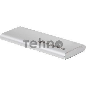 Накопитель External SSD Transcend 1.0Tb ESD260C <TS1TESD260C> (USB3.1 gen 2, Type C 520/460Mbs, 3D NAND, 81x34x8mm, 33g) Silver