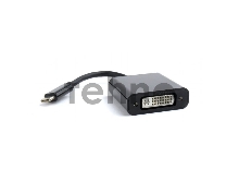 Переходник Cablexpert USB Type-C/DVI, 15см, пакет (A-CM-DVIF-01)
