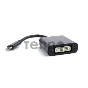 Переходник Cablexpert USB Type-C/DVI, 15см, пакет (A-CM-DVIF-01) Переходник Cablexpert USB Type-C/DVI, 15см, пакет (A-CM-DVIF-01)
