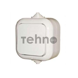 Выключатель 1-кл. ОП 10А IP44 бел. БЕЛТИЗ А1 10-001