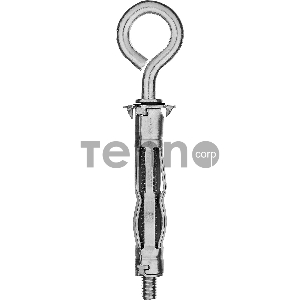 Анкер МОЛЛИ для пустотелых материалов, с кольцом, 8 мм x M4 x 32мм, 100 шт, оцинкованный, ЗУБР