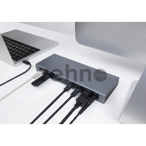 2-Порта  Thunderbolt 3.0 прибор совместного использования 2-Port Thunderbolt 3.0 Sharing Switch
